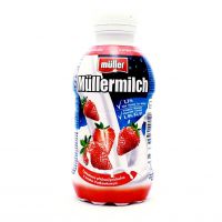 Napój mleczny Mullermilch o smaku truskawkowym 400ML